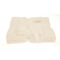 Royal The Palace Collection 3 Piece Towel Set White 700GSM Pure Egyptian Cotton
